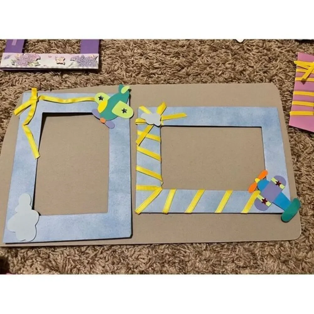 10 Handmade frames‎ from scrapbooking, card making, crafts new